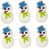 Wilton Mini Snowman Icing Decorations, 20-Count
