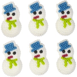 Wilton Mini Snowman Icing Decorations, 20-Count