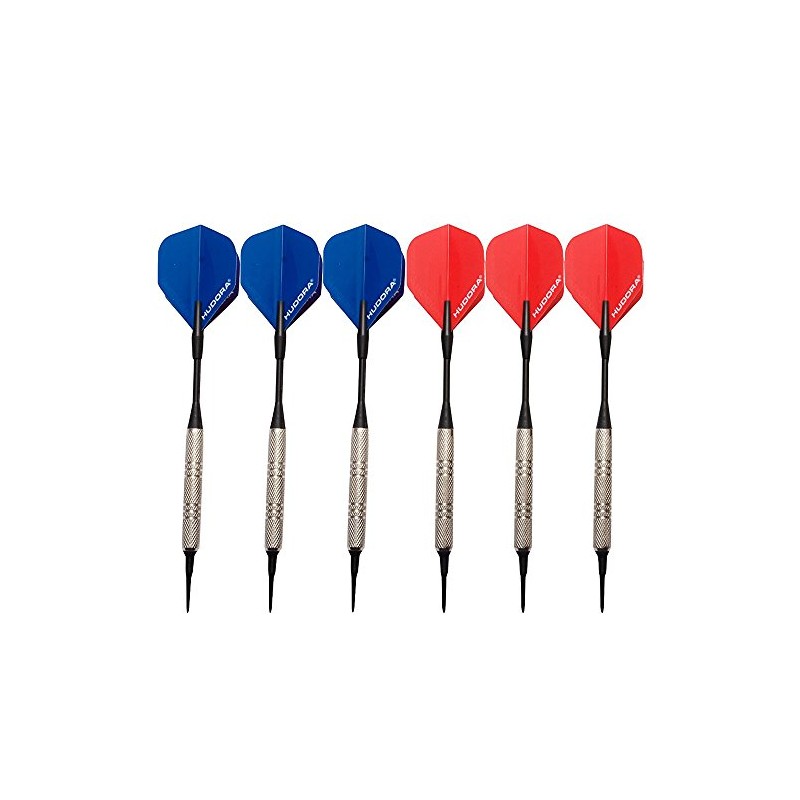 Hudora Unisex Adult Classic Soft Electronic Darts (pack Of 6)