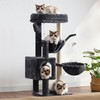 Heybly Cat Tree, 39.4 Inches Tower Condo with Scratching Post,