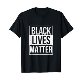 BLM T Shirt - Distressed Black Lives Matter T-Shirt