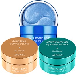 Mediflower Aronix Moisture Supply Eye Patch Hyaluronic Acid/Gold Snail/Marine 90g Choose One of Three
