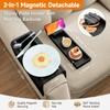 Bamboo Sofa Arm Tray – 2-in-1 Magnetic Detachable Couch Cup