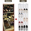 24 Pockets - Crystal Clear Over The Door Hanging Shoe