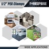 1/2 inch PEX Pipe Clamps 50 PCS, PEX Cinch Clamps