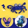 60 PCS Blue Pipe Cleaners,Pipe Cleaners Chenille Stem,Pipe Cleaners Bulk,Art