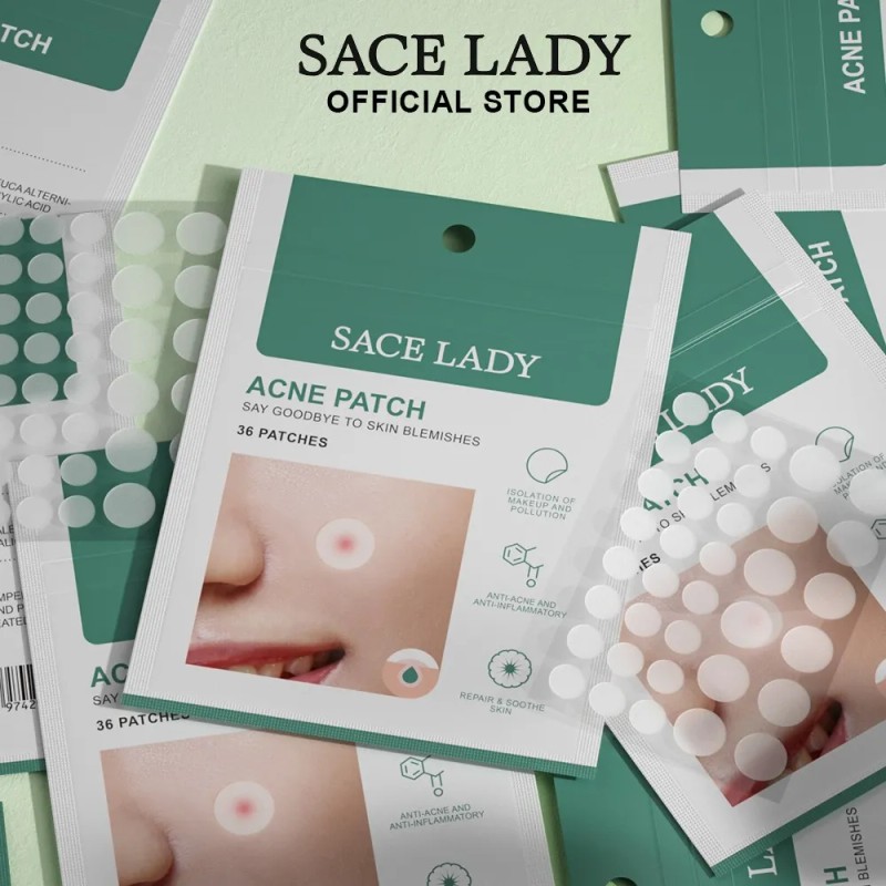 Sace Lady Parche Antiacné Hidrocoloide Para Rostro Aisla Todo Tipo