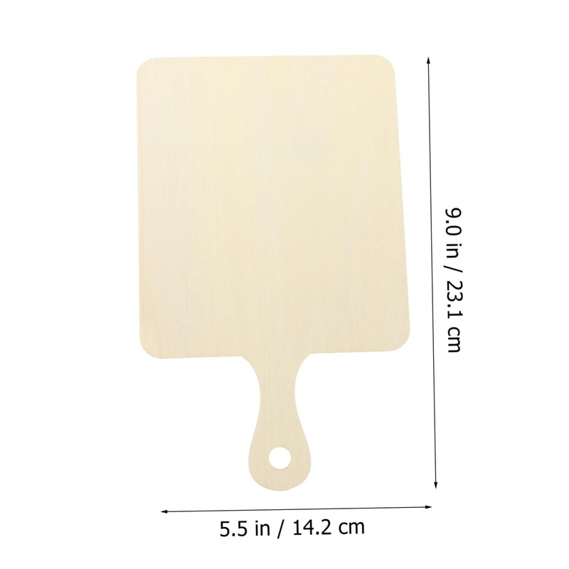 ABOOFAN 6Pcs Miniature Wooden Cutting Boards for DIY Crafts for