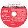 YESWELDER Stainless Steel Flux Cored MIG Wire, E308LFC-O .030-Diameter, 2-Pound,