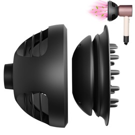 PUREGUST Wave Curl Diffuser for Dyson Hair Dryer Attachment, Dome or Diffuse Modes for Dyson Supersonic, for Nural HD16 HD15 HD12 HD08 HD04 HD03 HD02 to Enhance Curl and Control Wavy