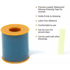 SafenSimple Silicone Medical Tape 2'' X 15 feet  (2 rolls)