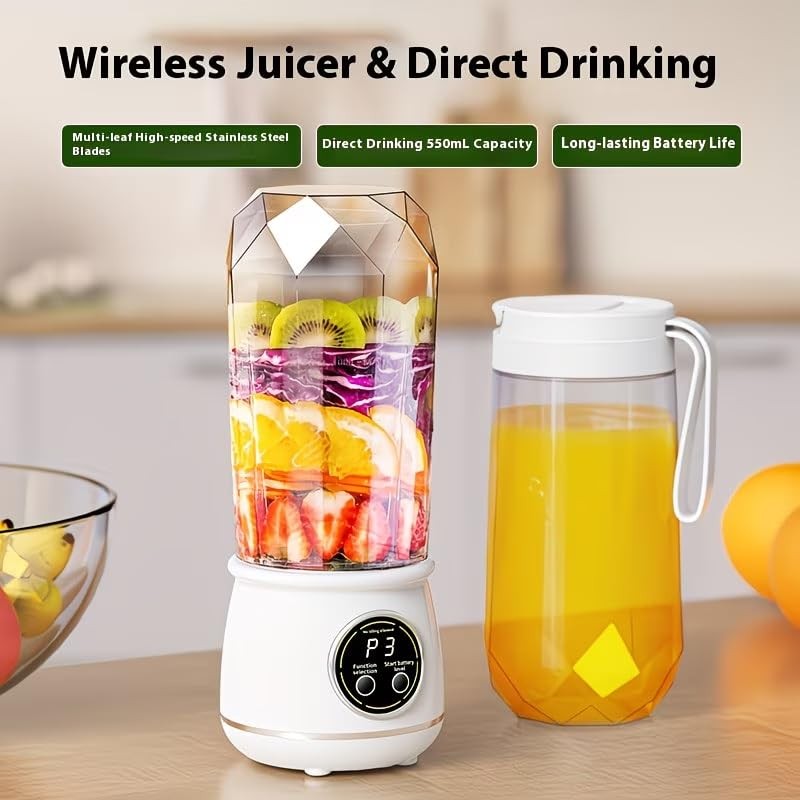 Portable Cordless Blender for Smoothies and Juices