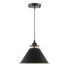 OFPSABAL Black Pendant Lights Kitchen Island 2 Pack, Dome Pendant