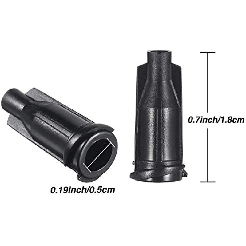 FSYXK Pack of 250 Syringe Lock Nozzles Plugs Point Dispensing