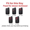 TECART Smart Car Key Case Cover Fits Toyota Land Cruiser