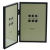 Sixtrees Cambourne 3-400-04 Black Metal Folding Photo Frame for two