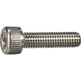 Trusco Nakayama Y805-0415 Hex Socket Bolts, Stainless Steel, Half-Threaded, M4 x 0.6 Inches (15 mm), Pack of 10