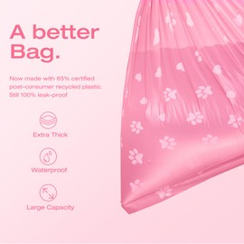 200 Counts Dog Poop Bags, Leak Proof, Extra Thick and Strong Pet Waste Bags for Dog Walking and Cat Litter