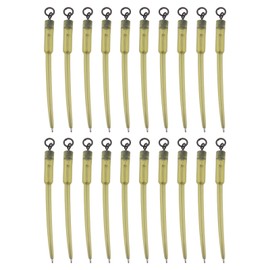 VGOL 20 Sets PVA Swivels for Carp Fishing Connecting Swivels PVA Tube Bag Fishing Line Connector 70 mm Figure 8 Accessories for Ring Making