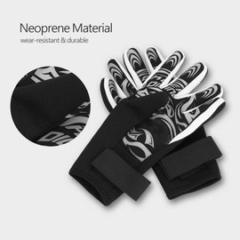 Diving Gloves Neoprene, Anti Slip Flexible Wetsuits Five Finger Gloves for Snorkeling Swimming Surfing Sailing Kayaking Diving(Black-L) Diving Diving