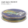 8 Strands Braided Fishing Line 1 Meter 1 Color PE