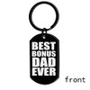 Stepdad Gifts from Stepdaughter Stepson Stepdad Keyring for Stepfather Fathers