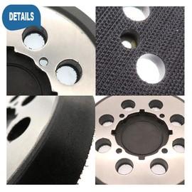 Medium Backing Pad for DeWalt 5" DCW210N DWE6423 - OEM Part No N329079 // Metal Plated Pad