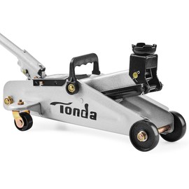 TONDA Floor Jack, Hydraulic Portable Car Lift Jack, 1.5 Ton (3,000 lb) Capacity (Silver)