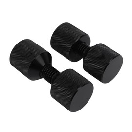 2 Pcs 1‑1/8in Two Hole Pins Set Aluminium Threaded 2 Hole Flange Alignment Pin Pipefitter Tools for ASME 150LB Flanges From 1/2in‑14in