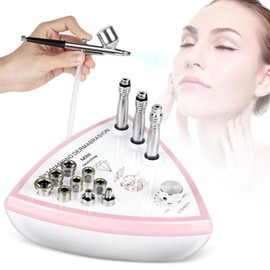 AIMENGXI Diamond Microdermabrasion Machine Professional Beauty Facial Skin Care Equipment Microdermabrasion Device with Vacuum Spray for Salon Personal Home Use(Strong Suction Power: 65-68cmhg)
