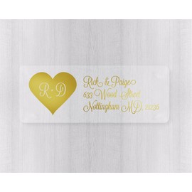 60ct - Foiled Invite Return Address Labels (#347-CF)