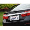 creathome 3D Shining License Plate Frame, Chrome with Shining Sliver