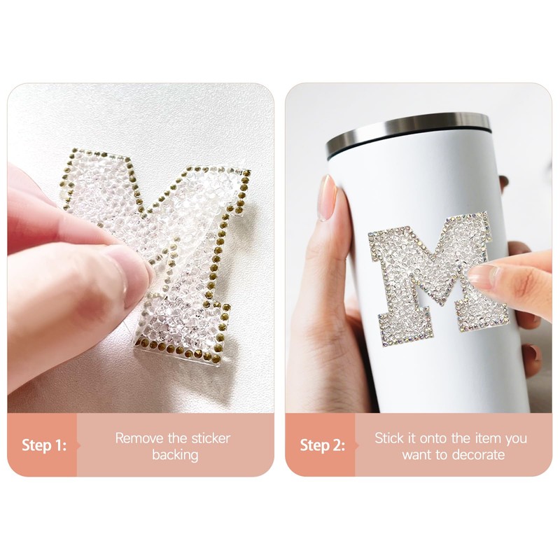 Bride Rhinestone Stickers – Self Adhesive Bling Letters for Bachelorette