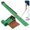 TiwisiTe Putting Green Indoor, 9.8 FT Golf Mat with Automatic
