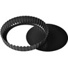 Bakeley 8" Non-Stick Round Tart Pan, Black