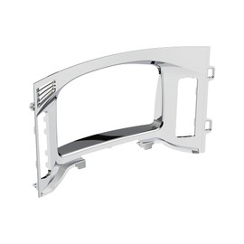 CTW Chrome Plastic Center Dash Instrument Bezel Fits 2018-2023 Freightliner Cascadia