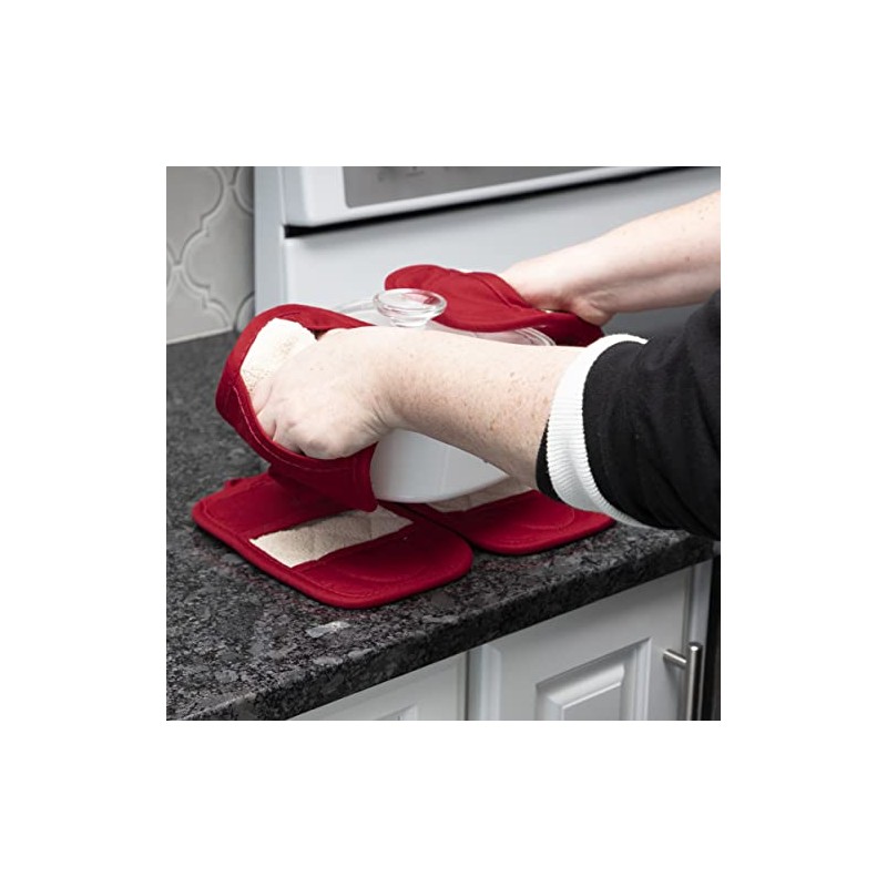 RITZ Premium Pot Holders & Heating Pads (4-Pack), 8.5" x