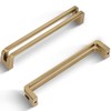 Vicycmc 5 Inch(128mm) Hole Center Champagne Bronze Zinc Alloy Solid