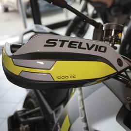 labelbike - 3D Resin Sticker Motorcycle Decorations and Hand Guard Compatible with Moto Guzzi Stelvio 2024