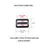 Ahijklmn Tri Glide Slides Plastic Adjustable Webbing Bar Slide Strap