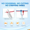 Nilight 360PCS T-Tap Wire Connectors Self-Stripping Quick Splice Electrical Terminals