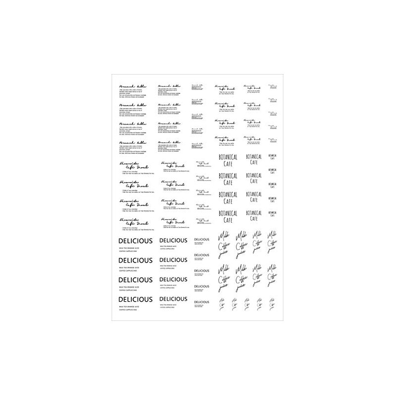 Kamejima Shoten Super Thin Sticker (Stylish) Hobby Sticker 1157