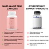 Mars Waist Trim Capsules : Powered with Magnesium Citrate, Bentonite