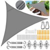 Triangular sun sail, 3 x 3 x 3 m, triangular