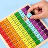 Rainbow Multiplication Board Times Table Games 9x9 Times Table Tray