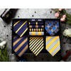 HISDERN TA5-01S Set of 5 Ties and Pocket Squares for