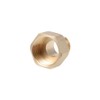 sourcing map Brass Threaded Pipe Fitting G1/2 Male x G3/4