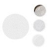 STOBOK 12Pcs Plastic Mesh Sheets for Crafts Round Cross Stitch
