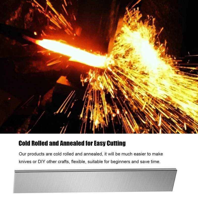 YLJNGUS 5 Pack 1084 Steel for Knife Making - 12"x1.5"x1/8"
