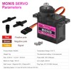 Beffkkip 12PCS MG90S 9g Micro Servo Motor Metal Gear for